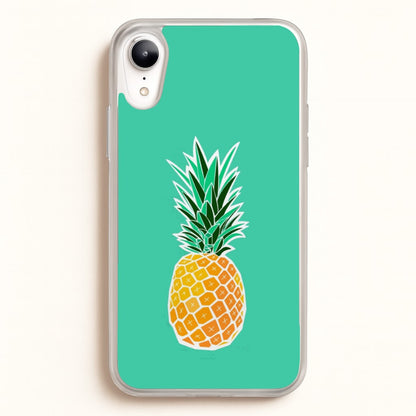 Cartoon Pineapple  - Caspar Lee Phone Case for iPhone XR