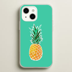 Cartoon Pineapple  - Caspar Lee Phone Case for iPhone 15