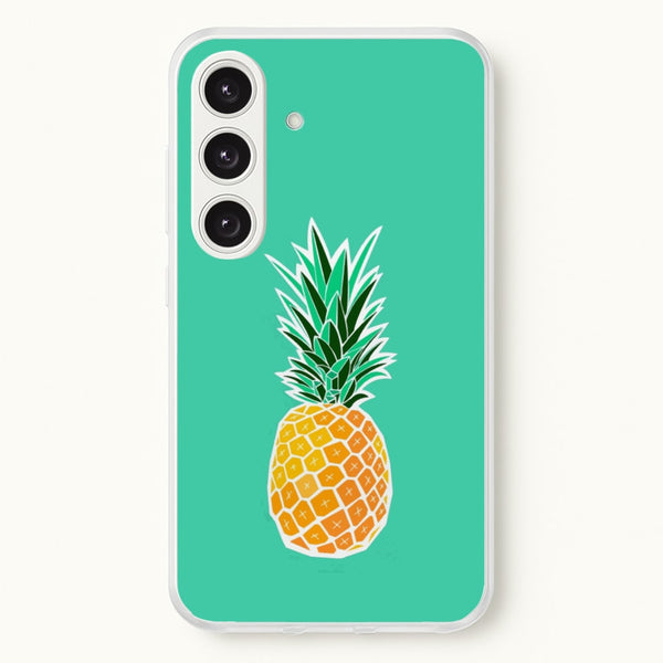Cartoon Pineapple  - Caspar Lee Phone Case for Galaxy S24FE