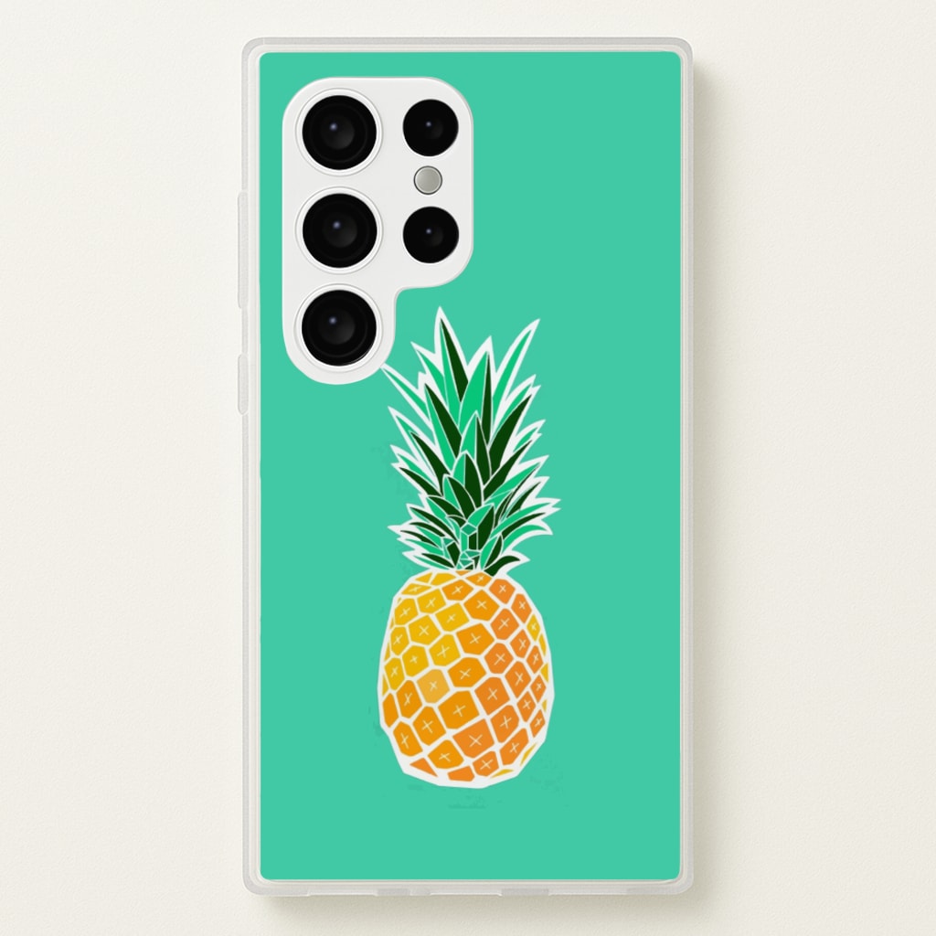 Cartoon Pineapple  - Caspar Lee Phone Case for Galaxy S24 Ultra