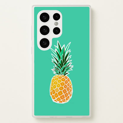Cartoon Pineapple  - Caspar Lee Phone Case for Galaxy S24 Ultra