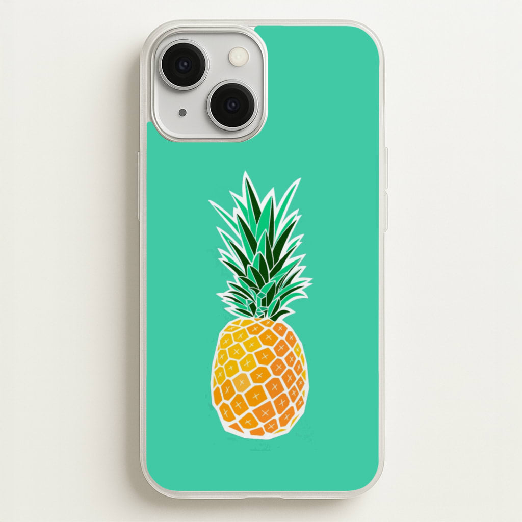 Cartoon Pineapple  - Caspar Lee Phone Case for iPhone 13 Mini