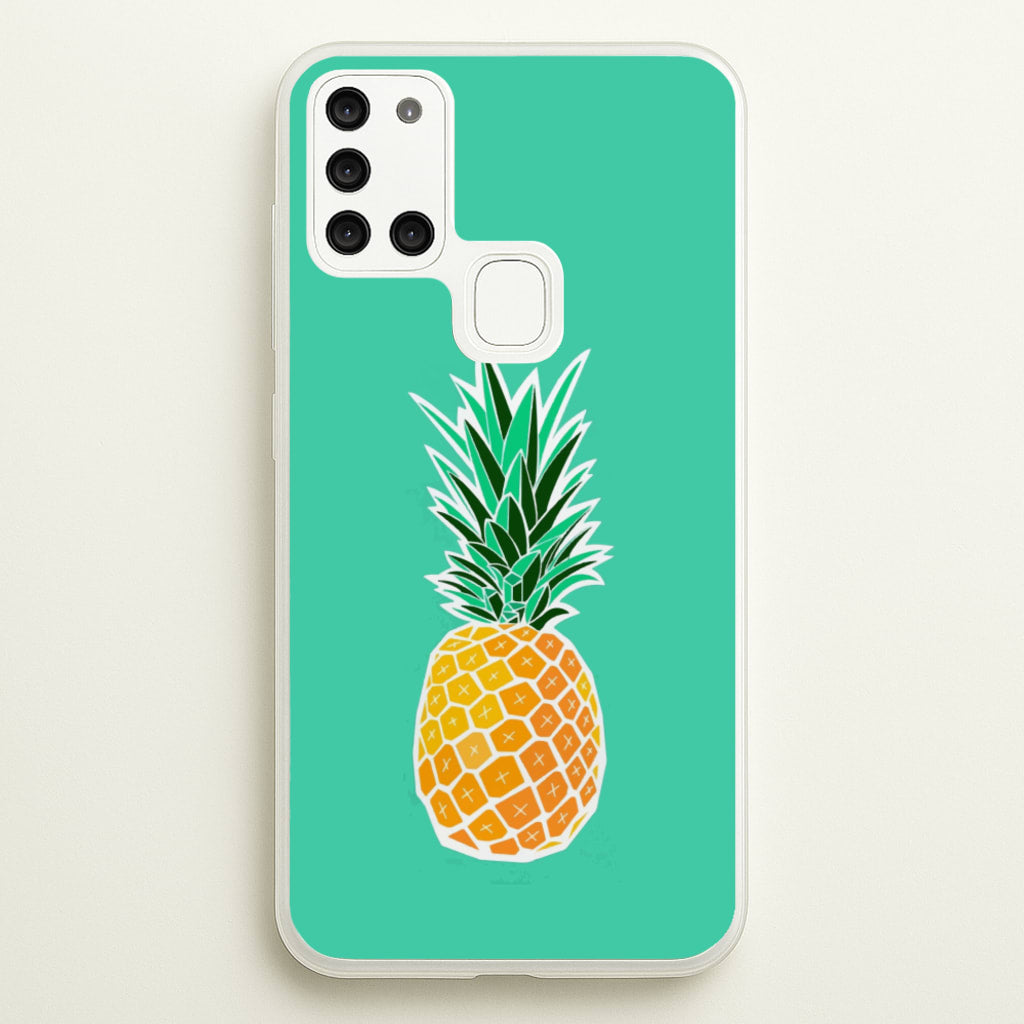 Cartoon Pineapple  - Caspar Lee Phone Case for Galaxy A21s