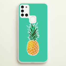 Cartoon Pineapple  - Caspar Lee Phone Case for Galaxy A21s