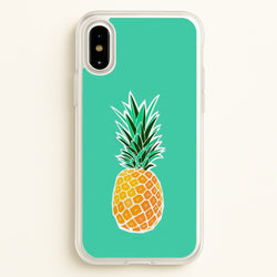 Cartoon Pineapple  - Caspar Lee Phone Case for iPhone X / XS