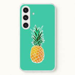 Cartoon Pineapple  - Caspar Lee Phone Case for Galaxy S24