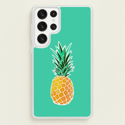 Cartoon Pineapple  - Caspar Lee Phone Case for Galaxy S22 Ultra