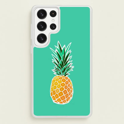 Cartoon Pineapple  - Caspar Lee Phone Case for Galaxy S22 Ultra