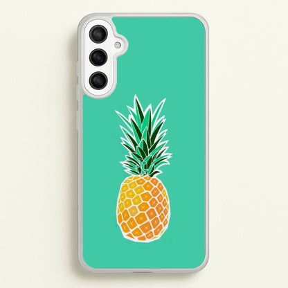 Cartoon Pineapple  - Caspar Lee Phone Case for Galaxy A34