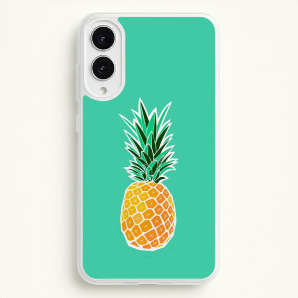 Cartoon Pineapple  - Caspar Lee Phone Case for Galaxy S25 Edge