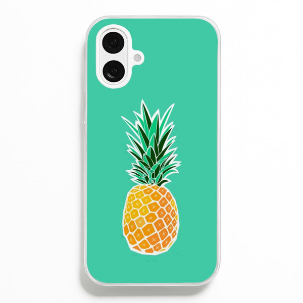 Cartoon Pineapple  - Caspar Lee Phone Case for iPhone 16 Plus