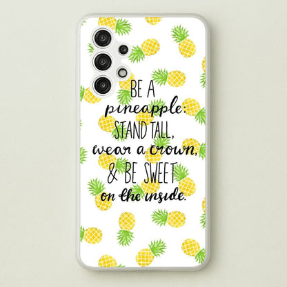 Be A Pineapple  - Caspar Lee Phone Case for Galaxy A13