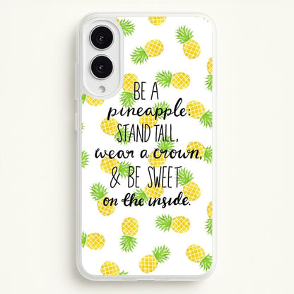 Be A Pineapple  - Caspar Lee Phone Case for Galaxy S25 Edge