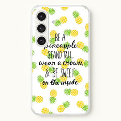 Be A Pineapple  - Caspar Lee Phone Case for Galaxy S24 Plus