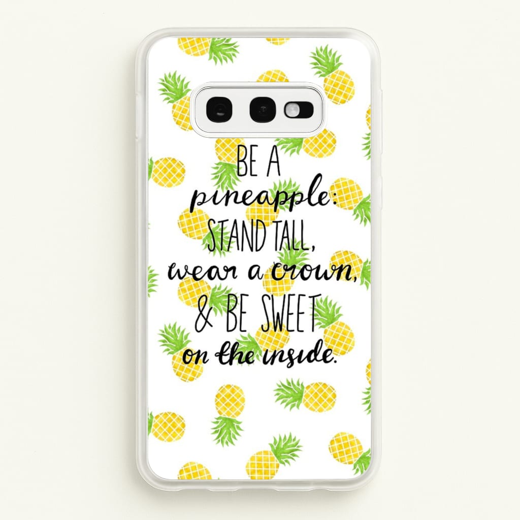 Be A Pineapple  - Caspar Lee Phone Case for Galaxy S10e