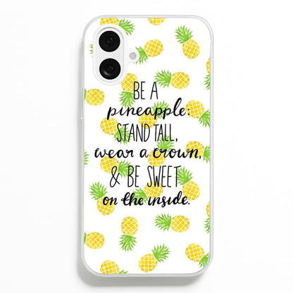 Be A Pineapple  - Caspar Lee Phone Case for iPhone 16 Plus