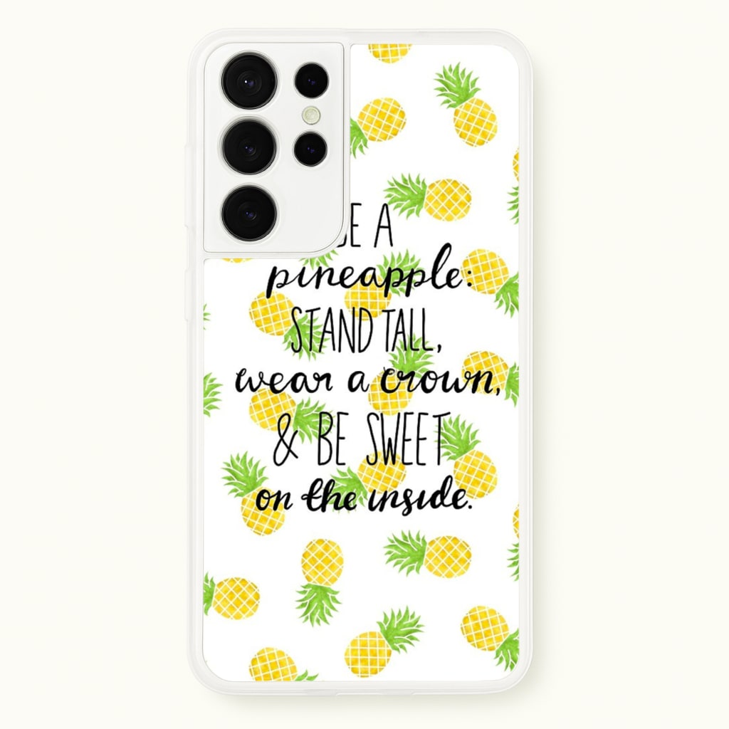 Be A Pineapple  - Caspar Lee Phone Case for Galaxy S21 Ultra