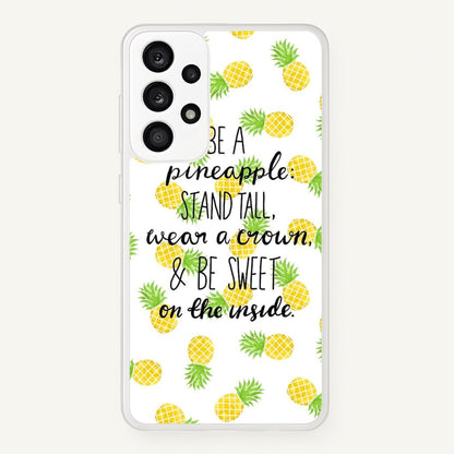 Be A Pineapple  - Caspar Lee Phone Case for Galaxy A53