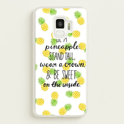 Be A Pineapple  - Caspar Lee Phone Case for Galaxy S9