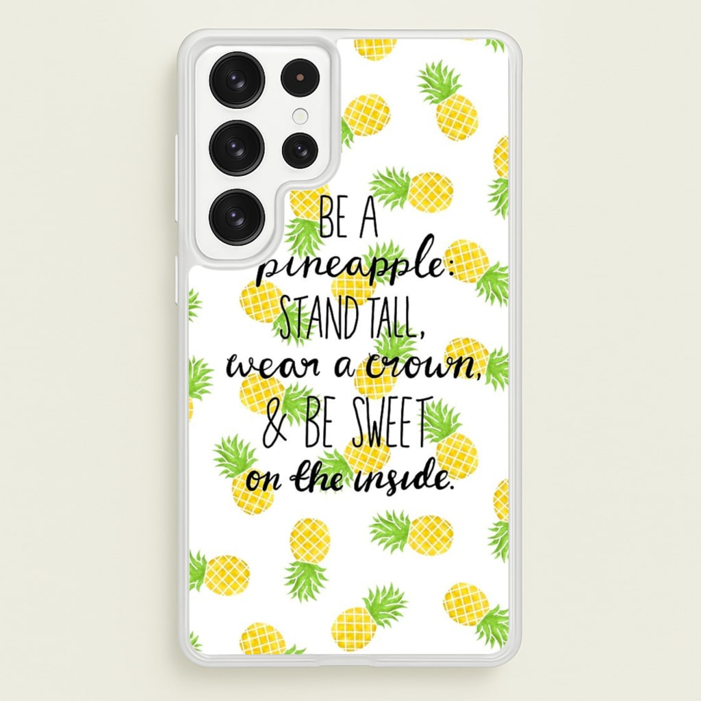 Be A Pineapple  - Caspar Lee Phone Case for Galaxy S22 Ultra