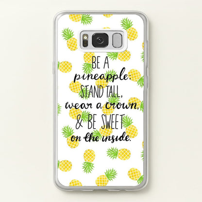 Be A Pineapple  - Caspar Lee Phone Case for Galaxy S8
