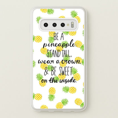 Be A Pineapple  - Caspar Lee Phone Case for Galaxy S10 Plus