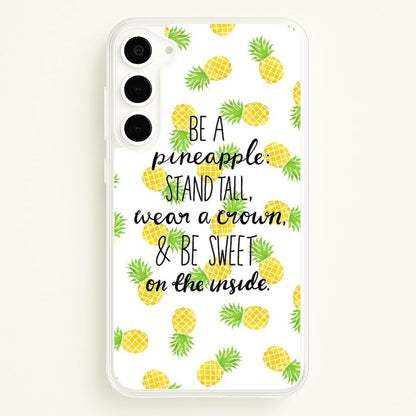 Be A Pineapple  - Caspar Lee Phone Case for Galaxy S23 Plus