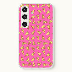 Pizza Pattern  - Caspar Lee Phone Case for Galaxy S25 Plus