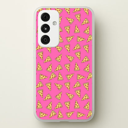 Pizza Pattern  - Caspar Lee Phone Case for Galaxy A35
