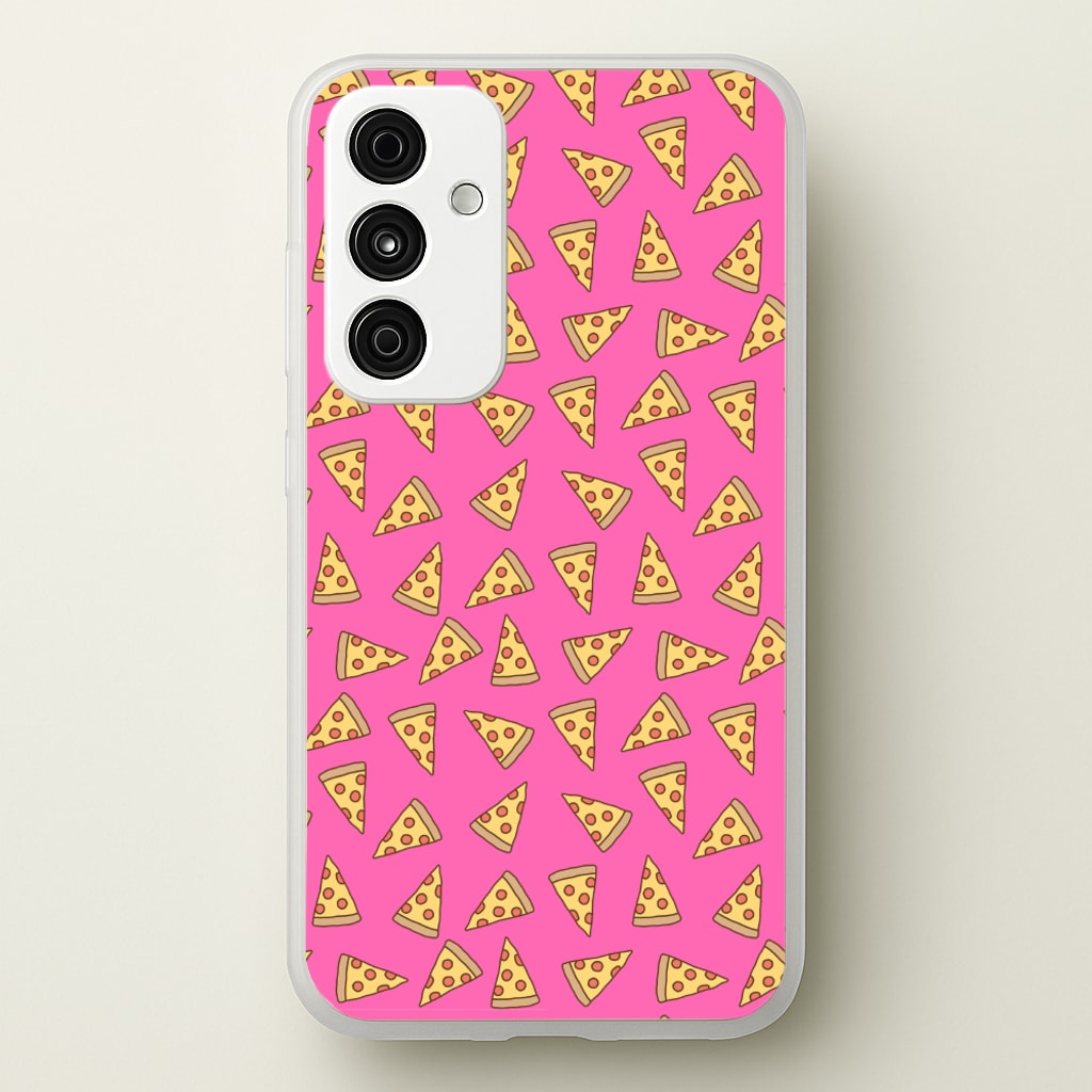 Pizza Pattern  - Caspar Lee Phone Case for Galaxy A55