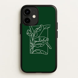 Green Leaf - Foliage  - Foliage Phone Case for iPhone 12 Mini