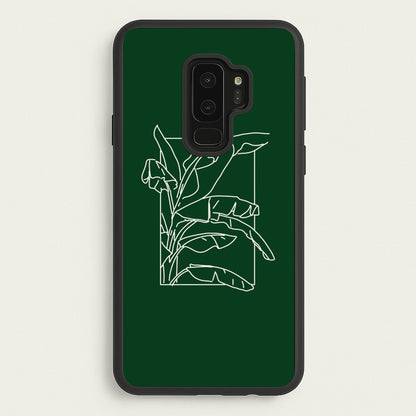 Green Leaf - Foliage  - Foliage Phone Case for Galaxy S9 Plus
