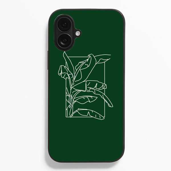 Green Leaf - Foliage  - Foliage Phone Case for iPhone 16 Plus