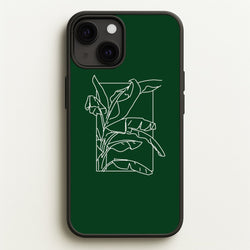 Green Leaf - Foliage  - Foliage Phone Case for iPhone 13