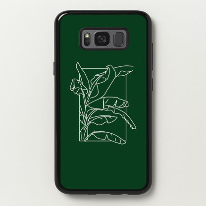 Green Leaf - Foliage  - Foliage Phone Case for Galaxy S8 Plus