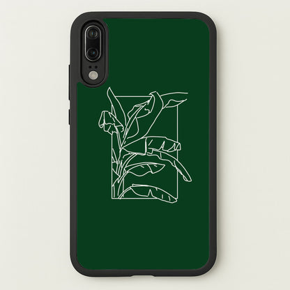 Green Leaf - Foliage  - Foliage Phone Case for Huawei P20