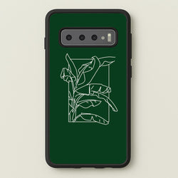 Green Leaf - Foliage  - Foliage Phone Case for Galaxy S10 Plus