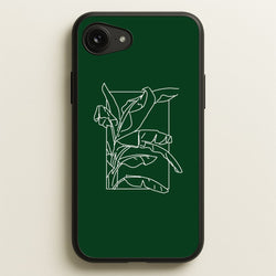 Green Leaf - Foliage  - Foliage Phone Case for iPhone 16e