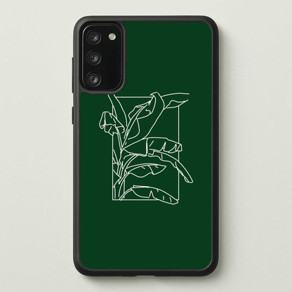 Green Leaf - Foliage  - Foliage Phone Case for Galaxy A41