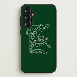 Green Leaf - Foliage  - Foliage Phone Case for Galaxy A14