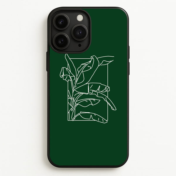 Green Leaf - Foliage  - Foliage Phone Case for iPhone 11 Pro