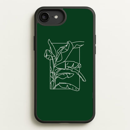 Green Leaf - Foliage  - Foliage Phone Case for iPhone 6 Plus / 7 Plus / 8 Plus