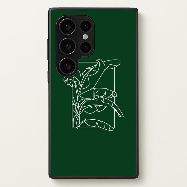 Green Leaf - Foliage  - Foliage Phone Case for Galaxy S24 Ultra