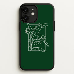 Green Leaf - Foliage  - Foliage Phone Case for iPhone 11
