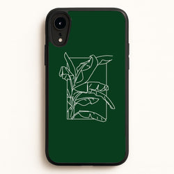 Green Leaf - Foliage  - Foliage Phone Case for iPhone XR