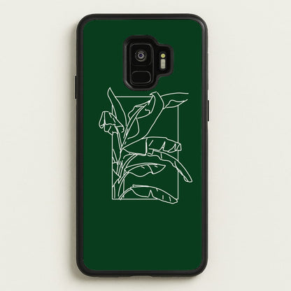 Green Leaf - Foliage  - Foliage Phone Case for Galaxy S9
