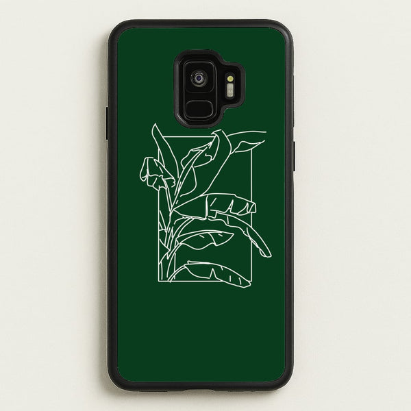 Green Leaf - Foliage  - Foliage Phone Case for Galaxy S9
