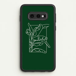 Green Leaf - Foliage  - Foliage Phone Case for Galaxy S10e