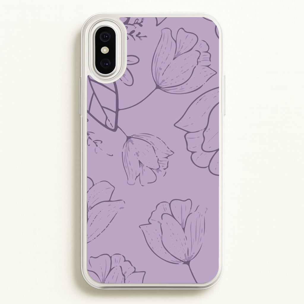 Tulips - Foliage  - Foliage Phone Case for iPhone XS Max