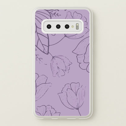 Tulips - Foliage  - Foliage Phone Case for Galaxy S10